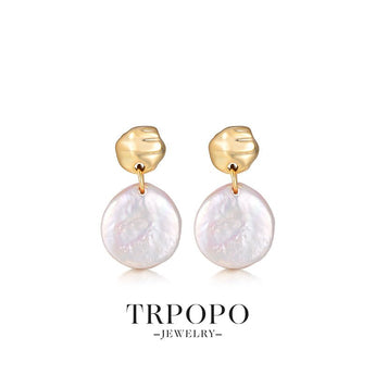 Chic Baroque Pearl Drop Earrings - TRPOPO