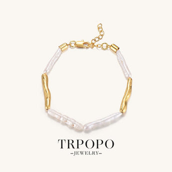Golden Mirage Pearl Bracelet - TRPOPO