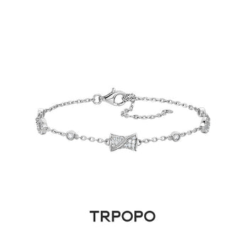 Hourglass Diamond Chain Bracelet - TRPOPO