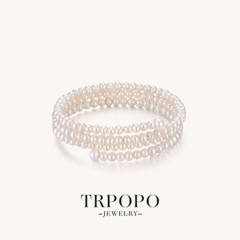 Layered Pearl Bracelet - TRPOPO