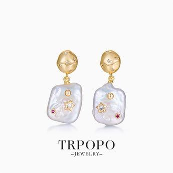 Moonlit Starry Earrings - TRPOPO