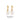 Plated Baroque Pearl Drop Earrings with Shell - shaped Top and Diamond Accents - TRPOPO