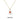 Red Gemstone Sunburst Pearl Pendant Necklace - TRPOPO