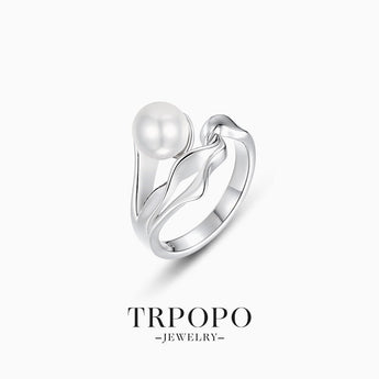 Shell Rhyme Pearl Ring - TRPOPO