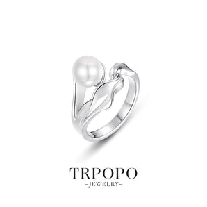 Shell Rhyme Pearl Ring - TRPOPO