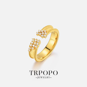 Star Cluster Gold Ring - TRPOPO