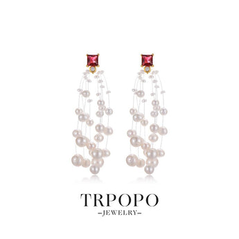 Starry - Sprinkled Earrings - TRPOPO
