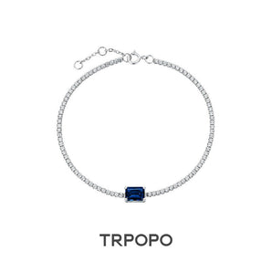 Tanzanite Full - Diamond Bracelet - TRPOPO