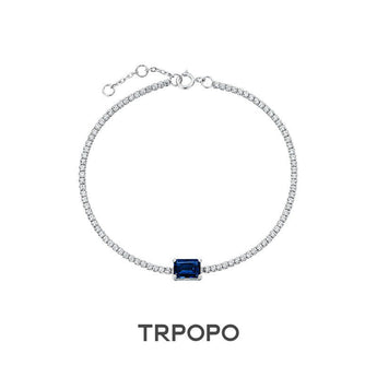 Tanzanite Full - Diamond Braceletย - TRPOPO