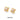 Textured Gold Pearl Stud Earrings - Pink - TRPOPO