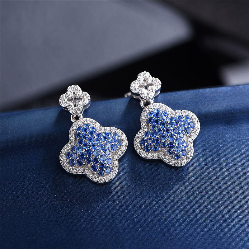 TRPOPO MS Four-leaf clover Lucky Earrings