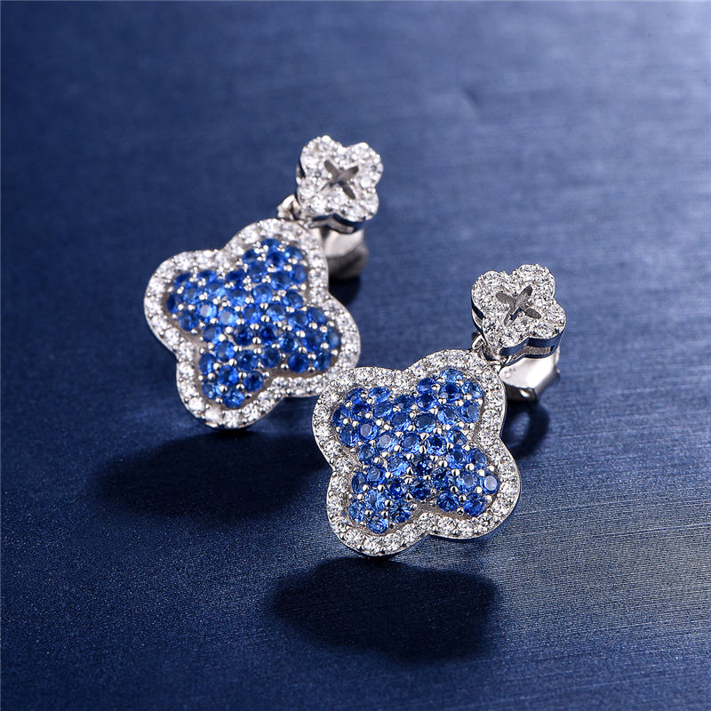 TRPOPO MS Four-leaf clover Lucky Earrings