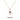 Red Gemstone Sunburst Pearl Pendant Necklace