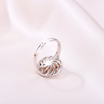 TRPOPO Infinity Collection - Elegant Flowing Pearl Ring