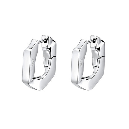 TRPOPO MS Minimalist sterling silver earrings