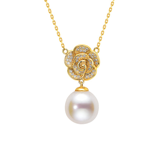 TRPOPO MS Rose Pearl Necklace