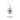 Sapphire & Mother-of-Pearl Floral Pendant Necklace