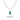 Pear-Shaped Emerald Diamond Necklace