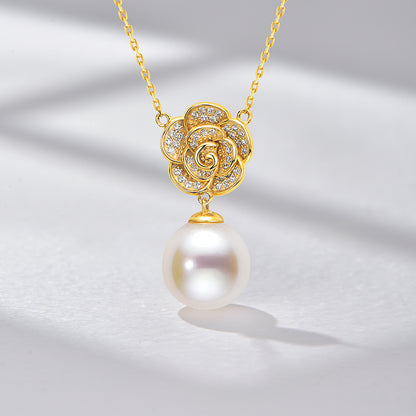 TRPOPO MS Rose Pearl Necklace