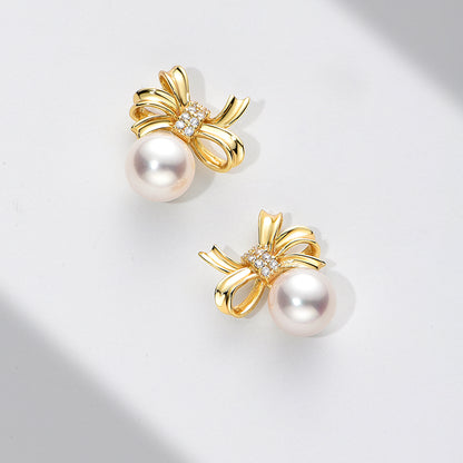 TRPOPO MS Bow Drop Earrings