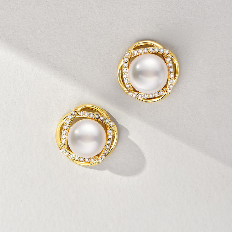 TRPOPO MS Irregular Pearl Earrings