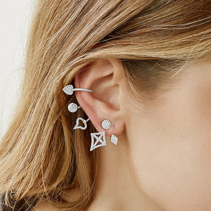 TRPOPO MS Asymmetric Fun Earrings