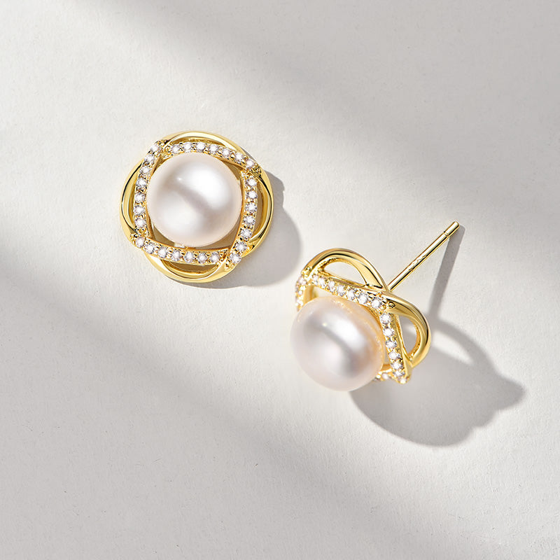 TRPOPO MS Irregular Pearl Earrings