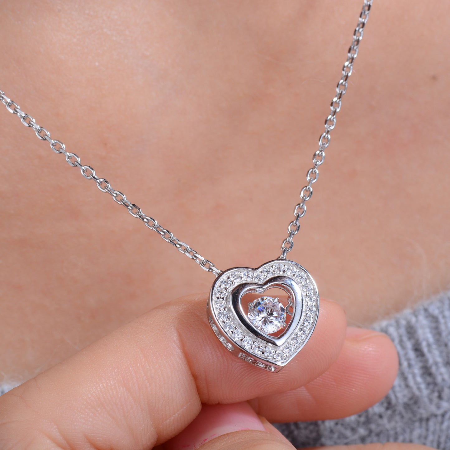 TRPOPO MS "Touching the Heart" Heart Necklace