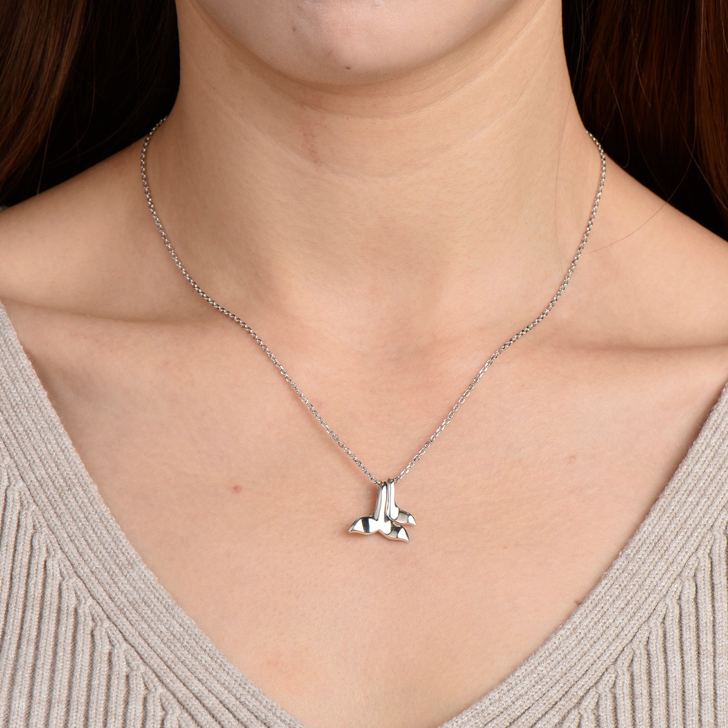 TRPOPO MS Dolphin Tail Guardian Necklace