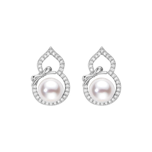 TRPOPO MS Gourd Pearl Earrings