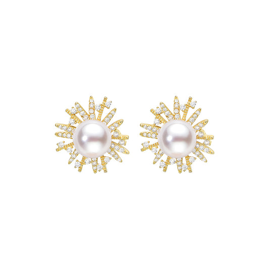 TRPOPO MS Dazzling Fireworks Pearl Earrings