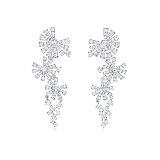 TRPOPO MS Romantic Snowflake Earrings