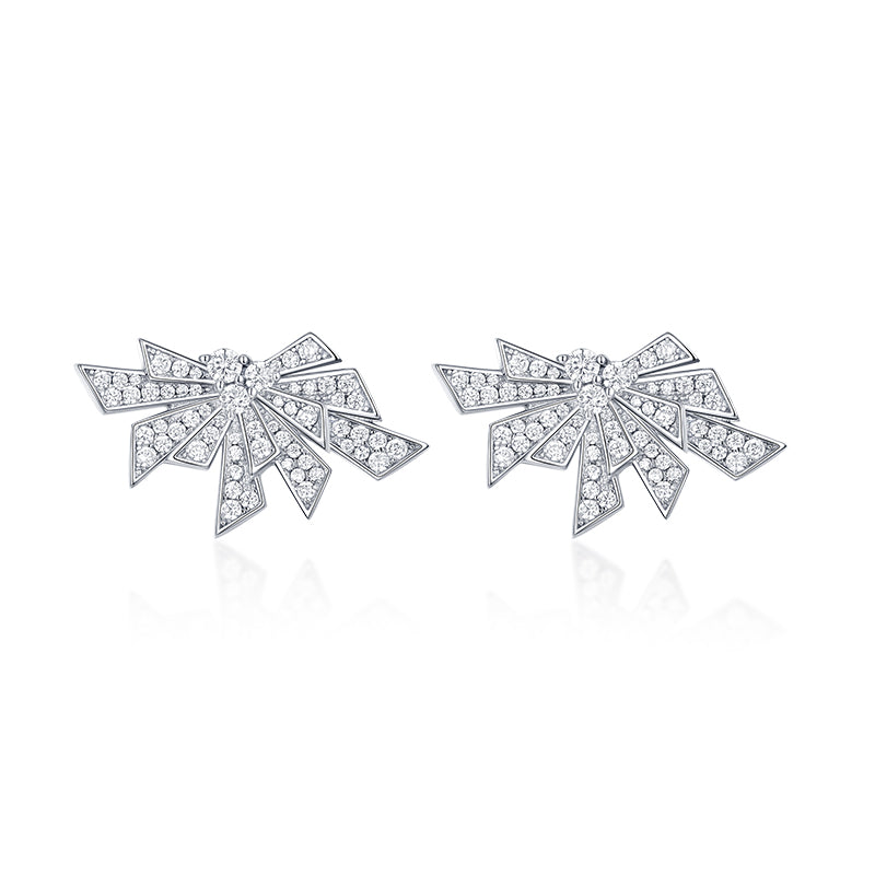 TRPOPO MS Geometric Diffuse Stud Earrings