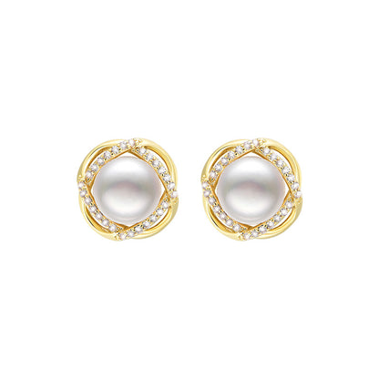 TRPOPO MS Irregular Pearl Earrings