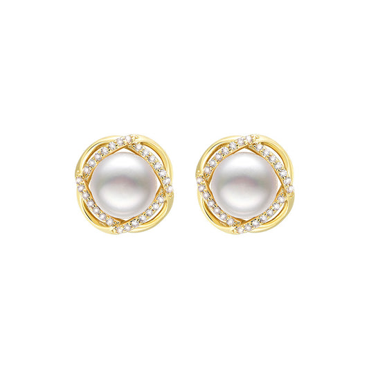 TRPOPO MS Irregular Pearl Earrings