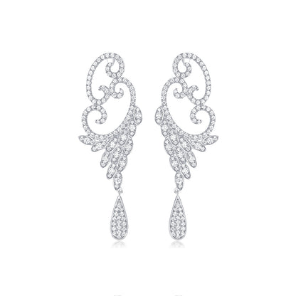 TRPOPO MS Lace Cloud Drop Earrings