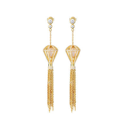 TRPOPO MS "Lantern" Tassel Earrings