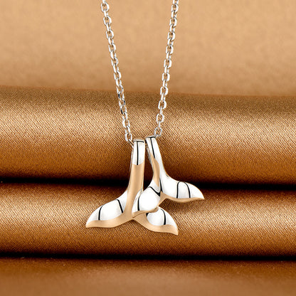 TRPOPO MS Dolphin Tail Guardian Necklace