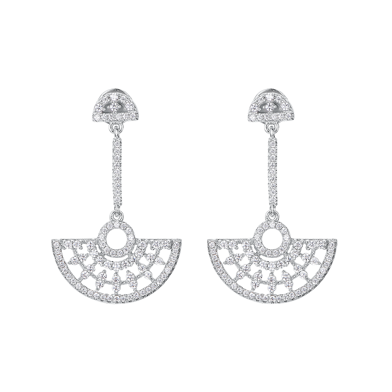 TRPOPO MS "Tutu" Scalloped Drop Earrings