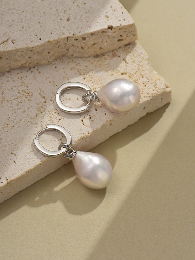 TRPOPO Baroque Pearl Drop Earrings