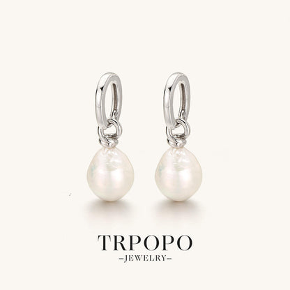 TRPOPO Baroque Pearl Drop Earrings