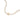 Gold - inlaid Focal Freshwater Pearl Necklace - TRPOPO