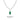 Pear - Shaped Emerald Diamond Necklace - TRPOPO
