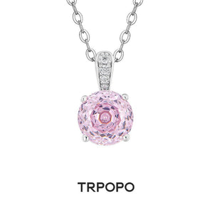 Pink Crystal Starlight Necklace - TRPOPO