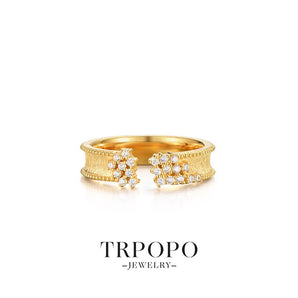 Star Cluster Gold Ring - TRPOPO