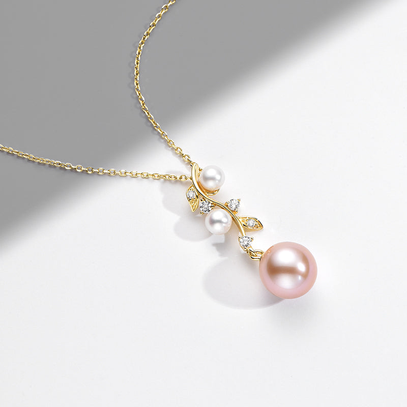 TRPOPO MS "Leaves Flourish" Pearl Necklace