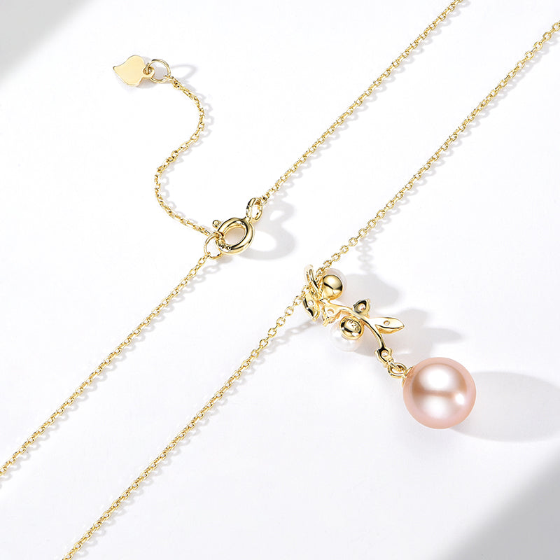 TRPOPO MS "Leaves Flourish" Pearl Necklace