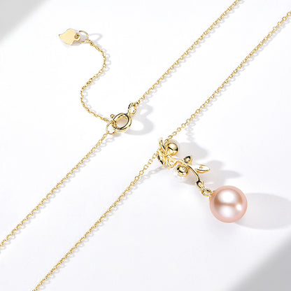 TRPOPO MS "Leaves Flourish" Pearl Necklace