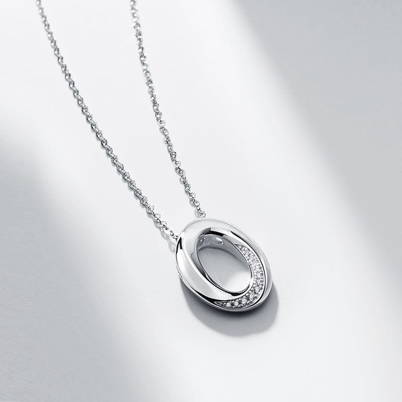 TRPOPO Sustainability Series - Silver Diamond Necklace