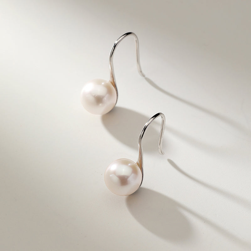 TRPOPO Infinity Collection - Elegant Pearl Earrings